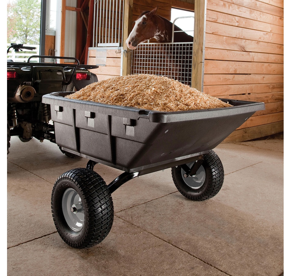 Image 730771_ALTMORE5.jpg, Product 730-771 / Price $799.99, Ohio Steel 15-Cubic-Foot Poly-Swivel Hybrid Tractor/ATV/UTV Cart from Ohio Steel on TSC.ca's Home & Garden department