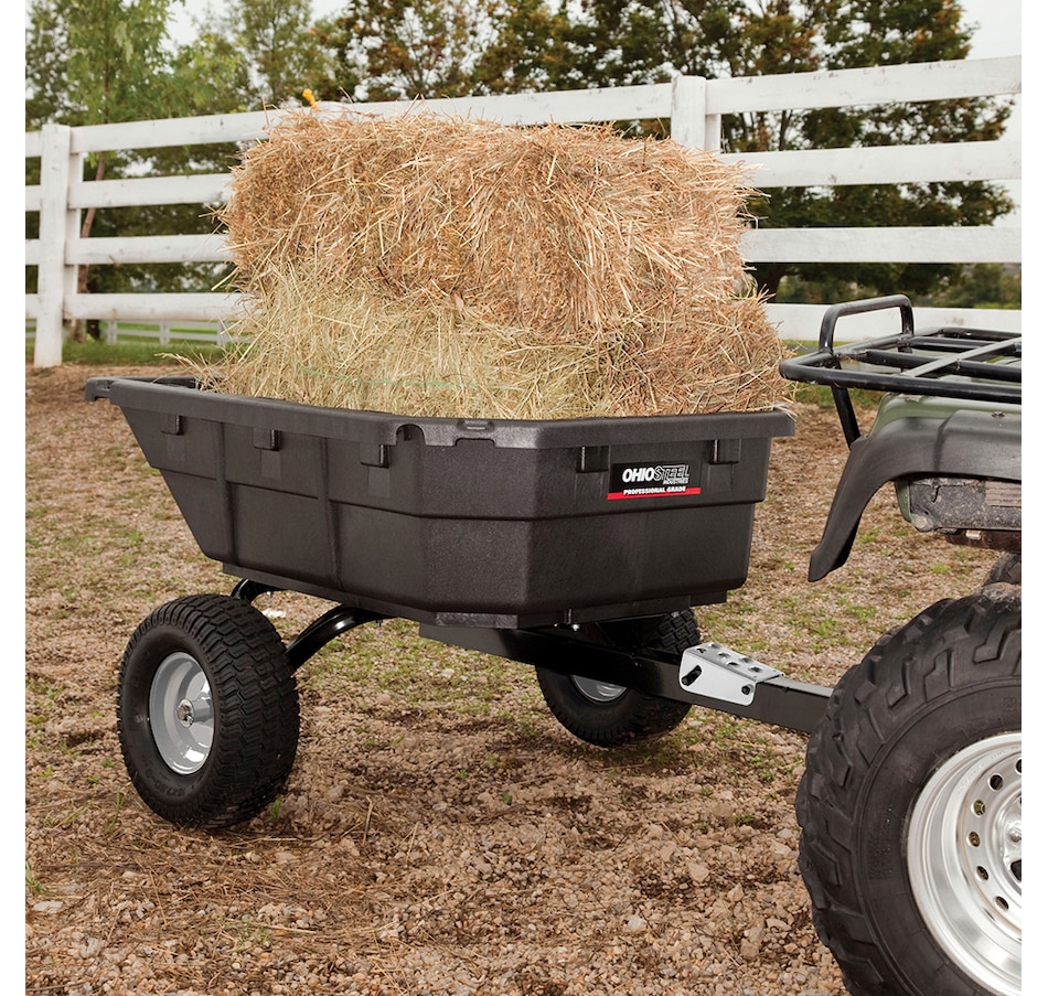 Image 730771_ALTMORE6.jpg, Product 730-771 / Price $799.99, Ohio Steel 15-Cubic-Foot Poly-Swivel Hybrid Tractor/ATV/UTV Cart from Ohio Steel on TSC.ca's Home & Garden department