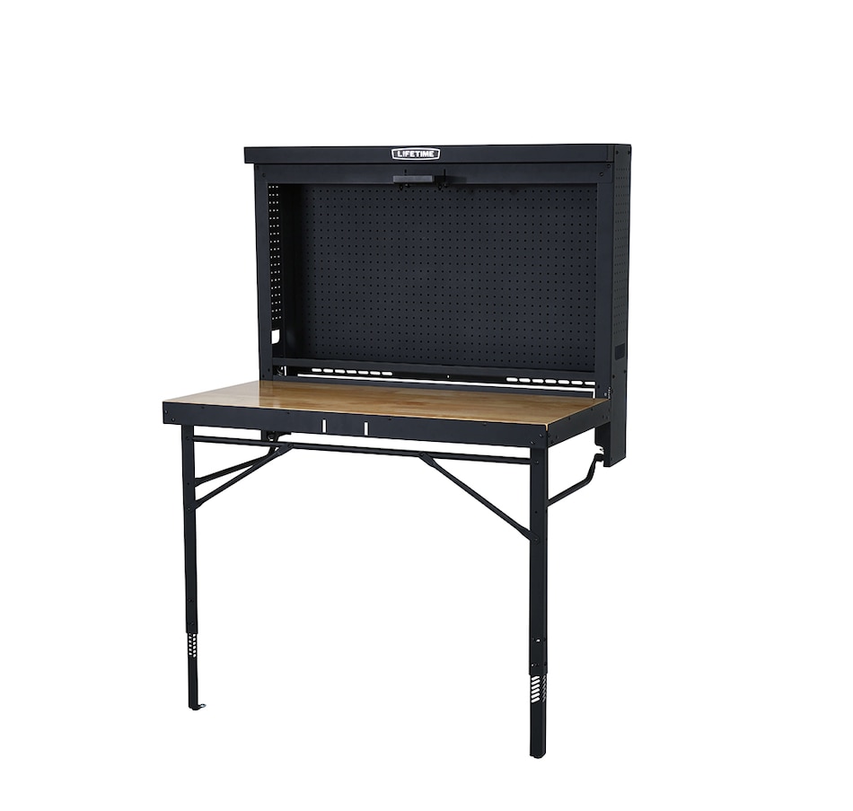 Image 730777.jpg, Product 730-777 / Price $599.99, Lifetime 4' Wall Mounted Heavy Duty Work Table from Lifetime on TSC.ca's Home & Garden department