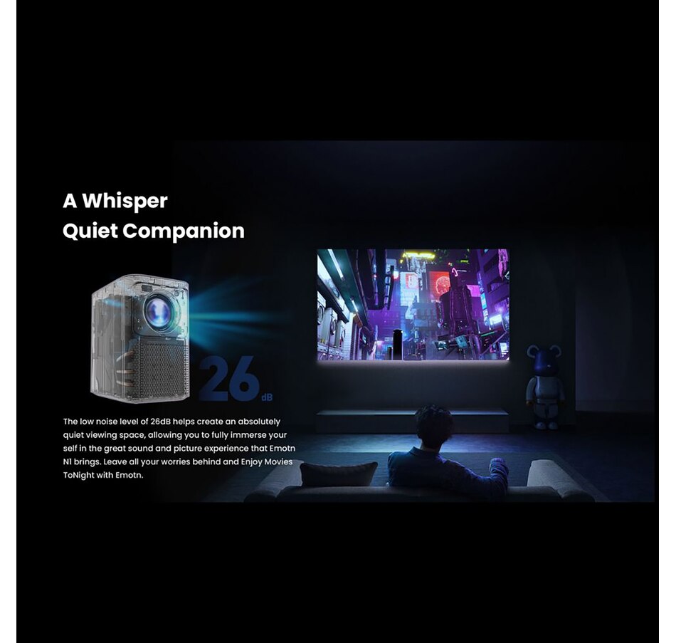 Image 730905_ALTMORE6.jpg, Product 730-905 / Price $399.99, Dangbei Portable Projector with Officially Licenced Netflix from Dangbei on TSC.ca's Electronics department