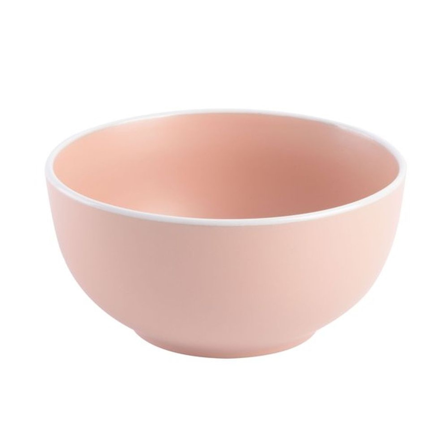 Image 731000_ALTMORE5.jpg, Product 731-000 / Price $74.88, Tia Mowry 12-Piece Dinnerware Set (coral, matte finish with white rim, stoneware) from Spice by Tia Mowry on TSC.ca's Kitchen department