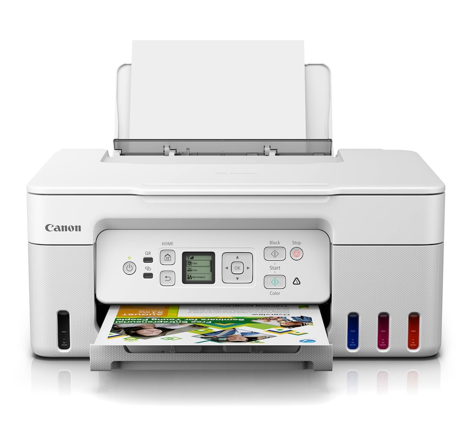Image 731018_ALTMORE2.jpg, Product 731-018 / Price $339.99, Canon Pixma G3270 MegaTank All in-One Printer (white) from Canon on TSC.ca's Electronics department