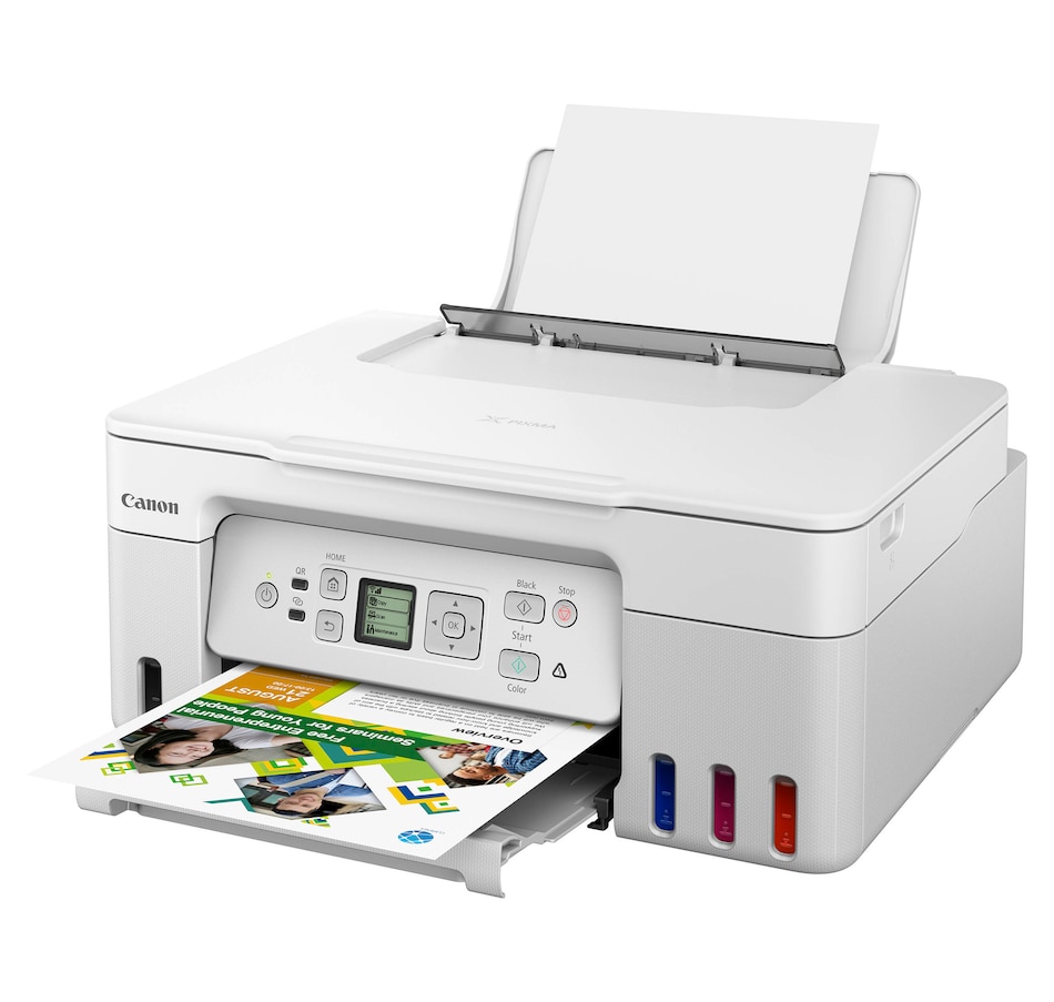 Image 731018_ALTMORE3.jpg, Product 731-018 / Price $339.99, Canon Pixma G3270 MegaTank All in-One Printer (white) from Canon on TSC.ca's Electronics department