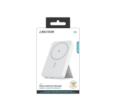 Product 731-061 / Price $34.99 , LBT Mag Stream Magnetic Charging 5,000 mAh Power Bank