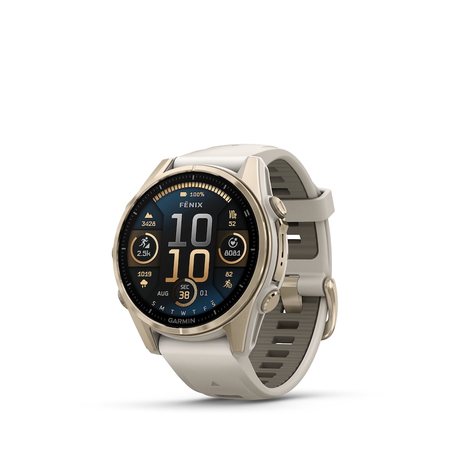 Image 731071_GLD.jpg, Product 731-071 / Price $1,399.99, Garmin fēnix 8 AMOLED Display Sapphire GPS Smartwatch (43 mm) from Garmin on TSC.ca's Electronics department