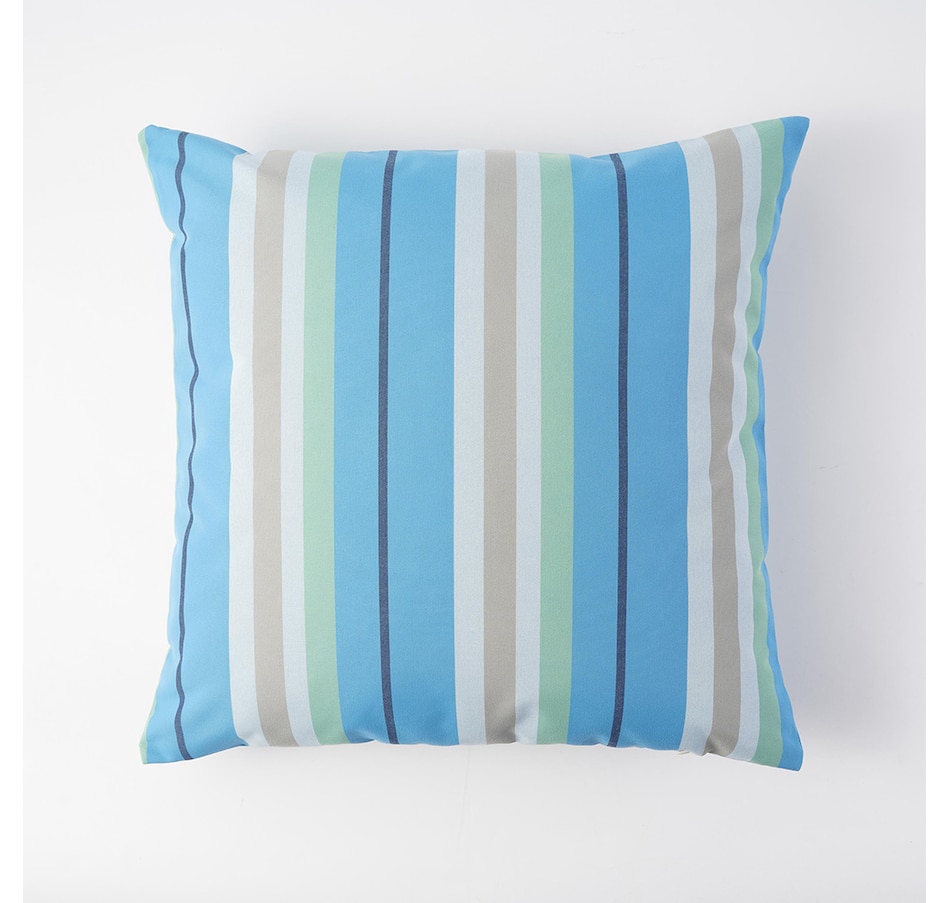 Home & Garden - Outdoor Living - Outdoor Furniture - Accessories - Canopii  Outdoor Pillow (carpi stripe sky, 20 x 20) - Online Shopping for Canadians