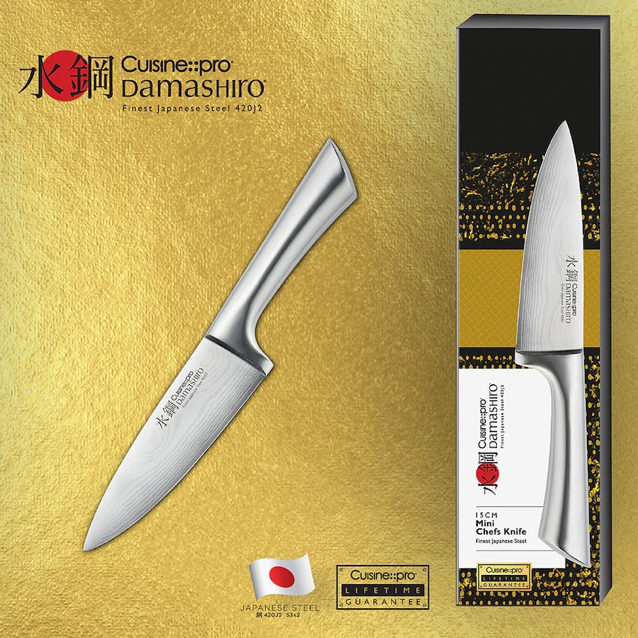 Image 731143_ALTMORE1.jpg, Product 731-143 / Price $99.99, Cuisine::pro Damashiro 6'' Mini Chef Knife from Cuisine pro on TSC.ca's Kitchen department