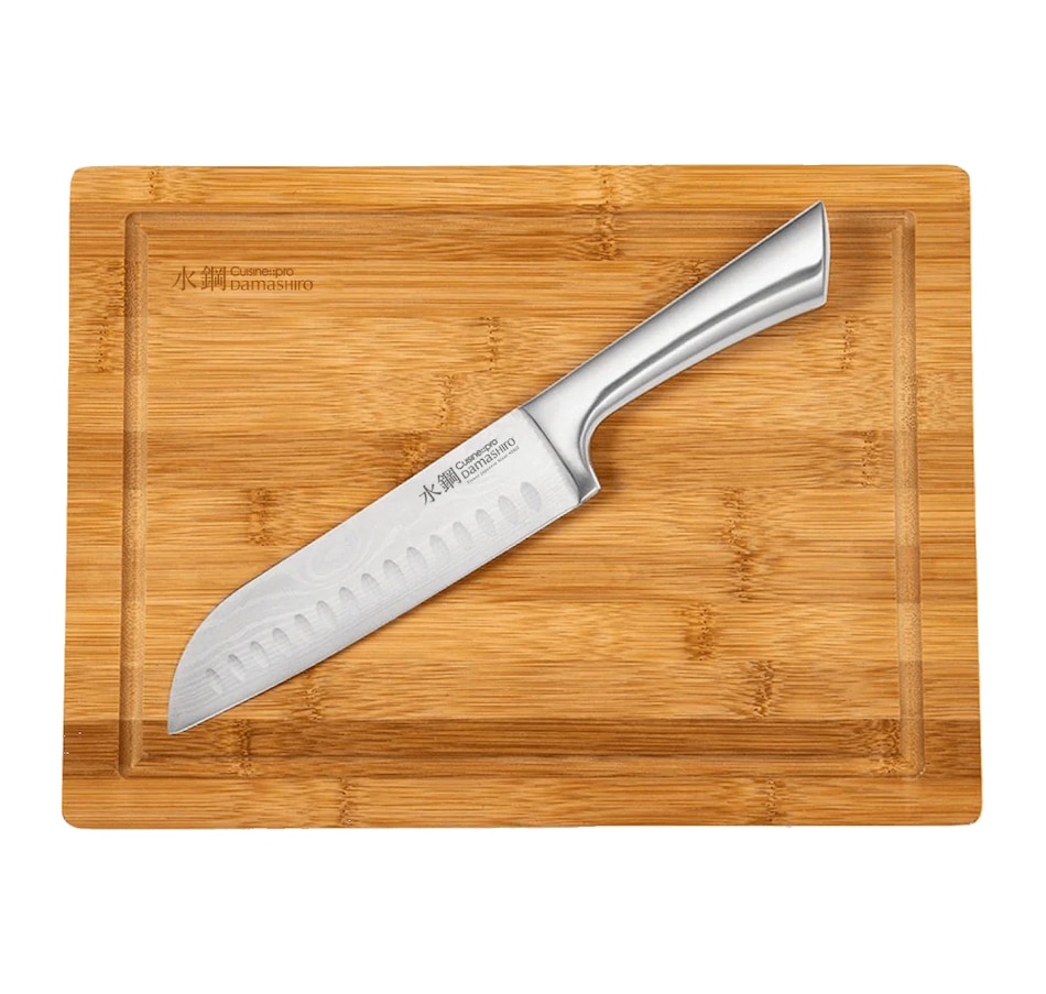 Image 731148.jpg, Product 731-148 / Price $239.99, Cuisine::pro Damashiro 6.5'' Santoku And Board Set from Cuisine pro on TSC.ca's Kitchen department
