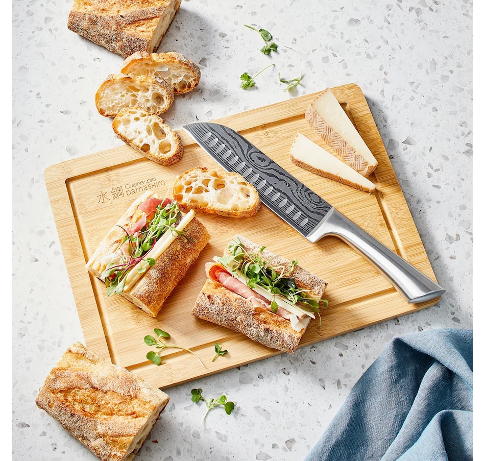 Image 731148_ALTMORE2.jpg, Product 731-148 / Price $239.99, Cuisine::pro Damashiro 6.5'' Santoku And Board Set from Cuisine pro on TSC.ca's Kitchen department