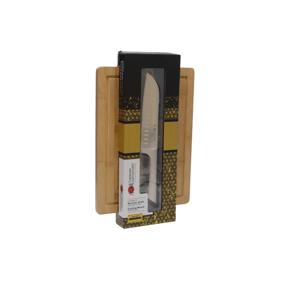 Image 731148_ALTMORE4.jpg, Product 731-148 / Price $239.99, Cuisine::pro Damashiro 6.5'' Santoku And Board Set from Cuisine pro on TSC.ca's Kitchen department
