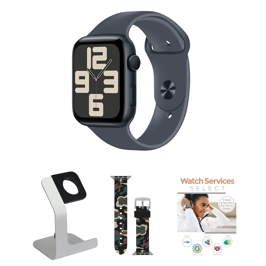 Image 731202_MID.jpg, Product 731-202 / Price $449.99 - $499.99, Apple Watch Series SE Sport Band Bundle from Apple on TSC.ca's Electronics department