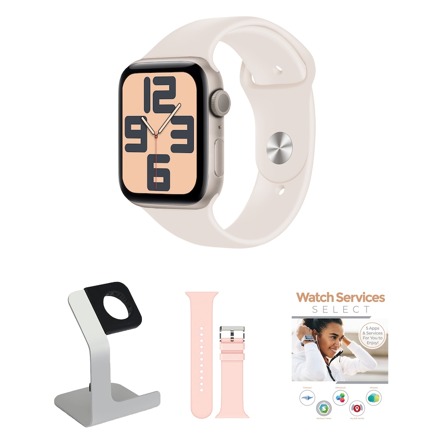 Image 731202_SLGT.jpg, Product 731-202 / Price $449.99 - $499.99, Apple Watch Series SE Sport Band Bundle from Apple on TSC.ca's Electronics department