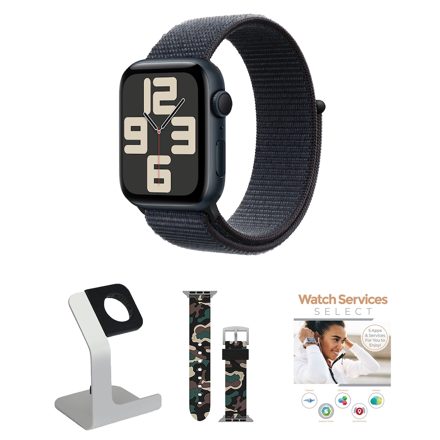 Image 731203_MID.jpg, Product 731-203 / Price $529.99 - $629.99, Apple Watch SE Loop Band Bundle from Apple on TSC.ca's Electronics department