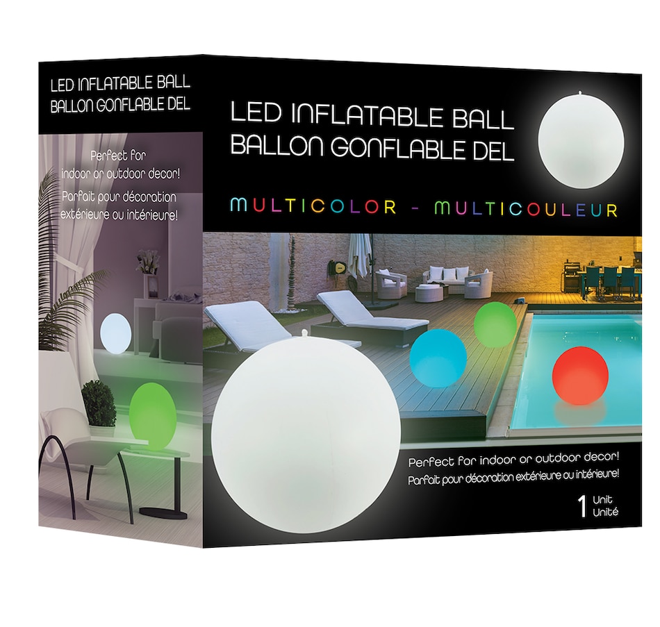 Image 731264_ALTMORE1.jpg, Product 731-264 / Price $39.99, Distinction Solar Inflatable LED Ball with Remote Control from Distinction on TSC.ca's Home & Garden department
