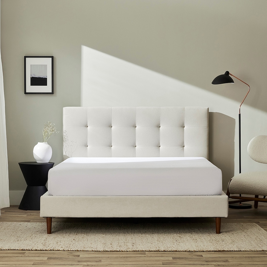 Image 731375_ALTMORE10.jpg, Product 731-375 / Price $510.00 - $680.00, Silk & Snow Grid Tufted Upholstered Bed from Silk & Snow on TSC.ca's Home & Garden department