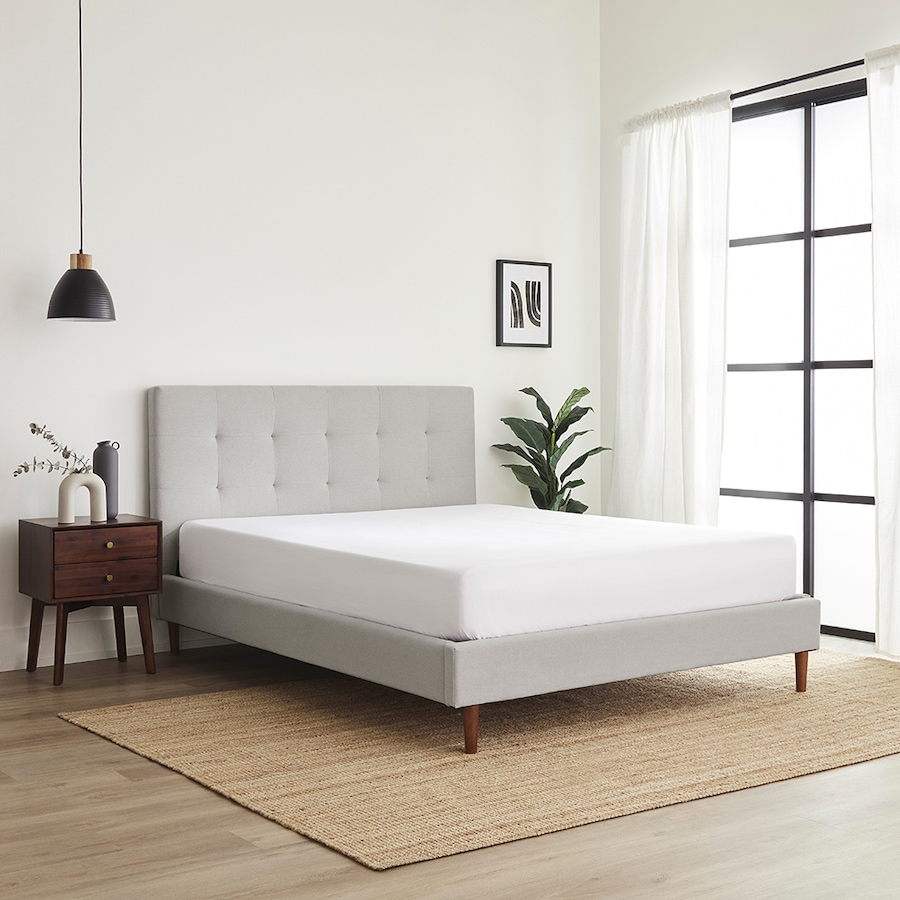 Image 731375_ALTMORE15.jpg, Product 731-375 / Price $510.00 - $680.00, Silk & Snow Grid Tufted Upholstered Bed from Silk & Snow on TSC.ca's Home & Garden department