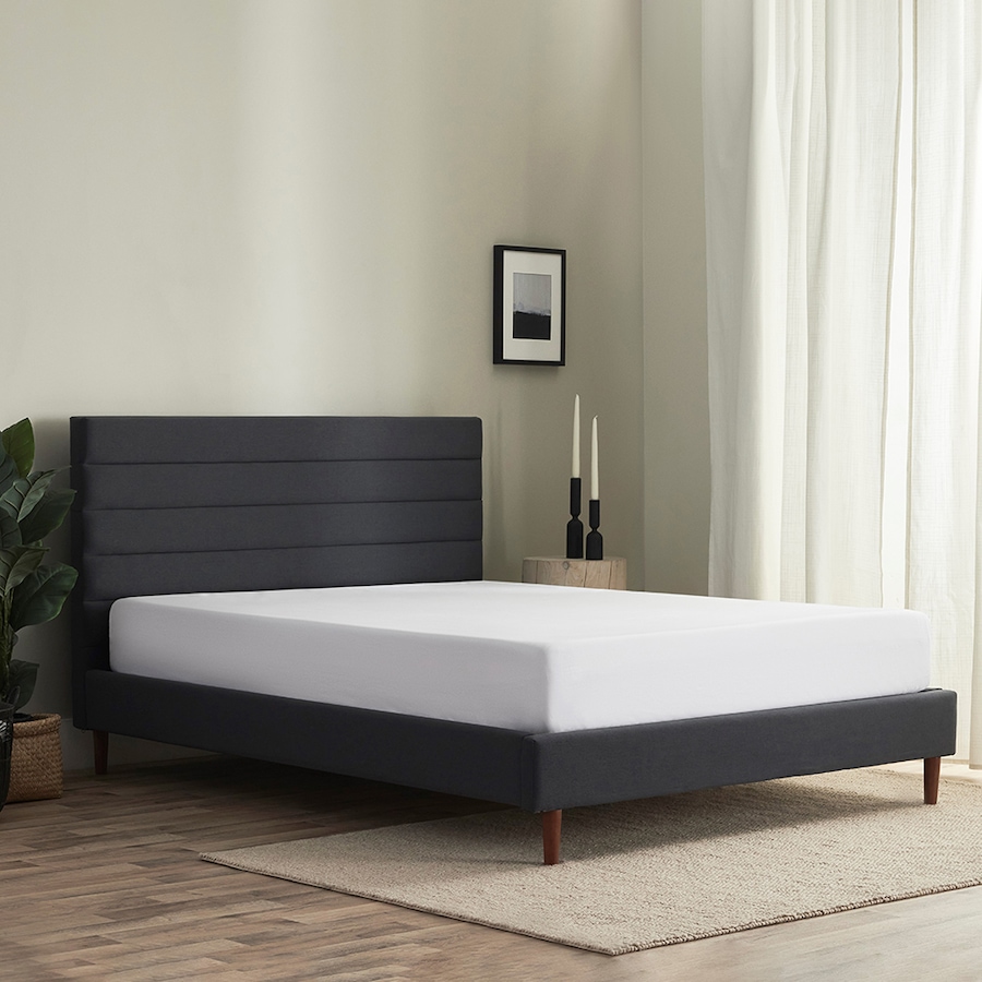Image 731376_ALTMORE14.jpg, Product 731-376 / Price $552.00 - $722.00, Silk & Snow Horizontal Channeled Upholstered Bed from Silk & Snow on TSC.ca's Home & Garden department