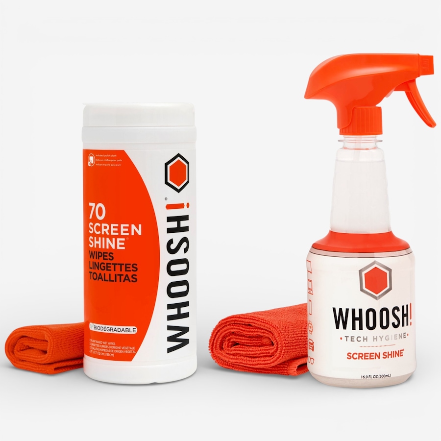 Image 731414.jpg, Product 731-414 / Price $34.99, Whoosh Screen Shine 70 Wipes with Screen Shine Pro Refillable Bottle from Whoosh on TSC.ca's Electronics department