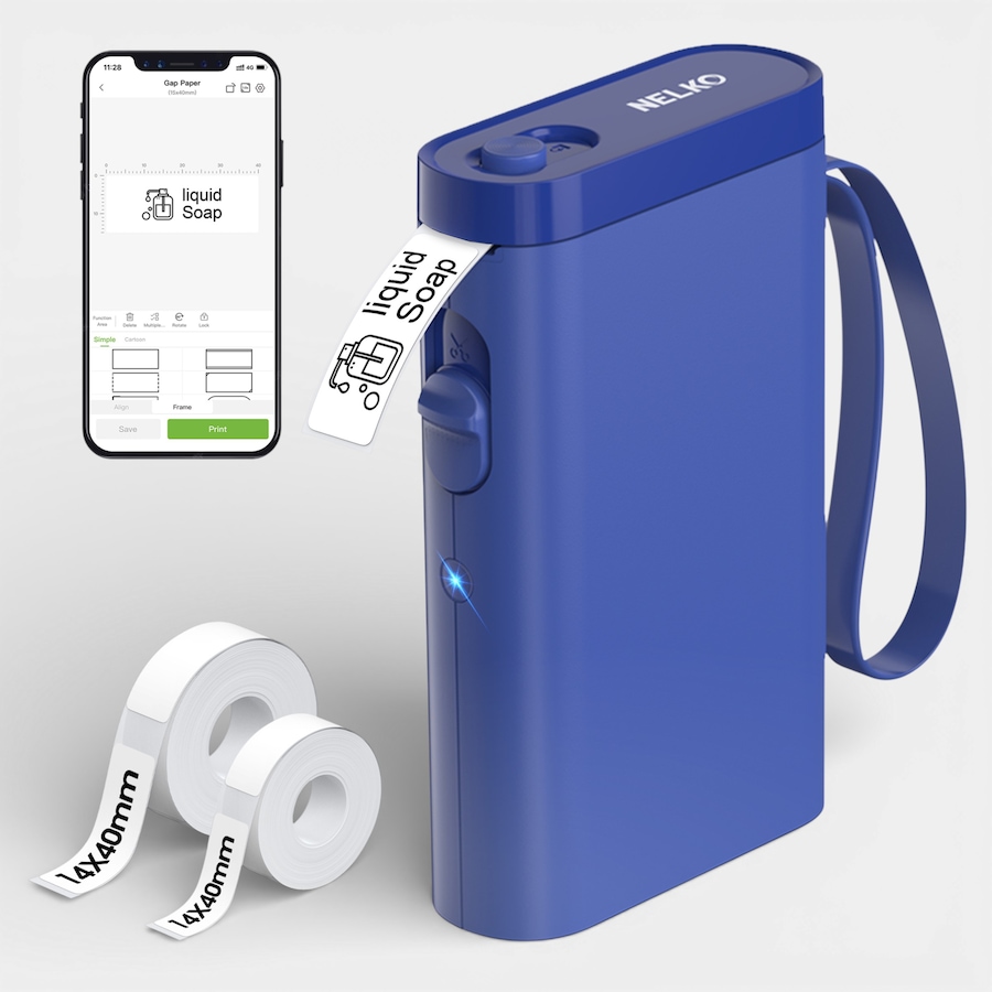 Image 731421_BLU.jpg, Product 731-421 / Price $79.99, Nelko P21 Portable Bluetooth Label Printer from Nelko on TSC.ca's Electronics department