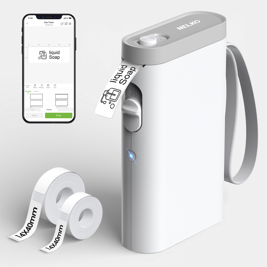 Image 731421_WHT.jpg, Product 731-421 / Price $79.99, Nelko P21 Portable Bluetooth Label Printer from Nelko on TSC.ca's Electronics department