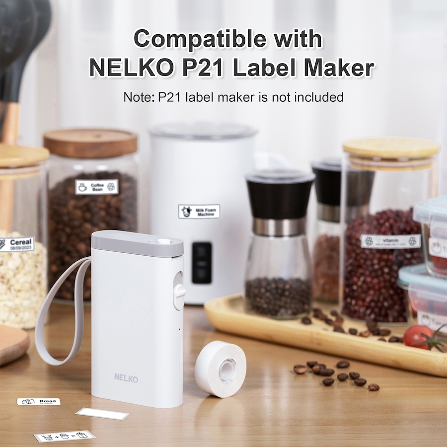 Image 731422_ALTMORE10.jpg, Product 731-422 / Price $29.99, Nelko Transparent Label Paper for P21/P22 Printer (14 mm x 40 mm, 2 rolls) from Nelko on TSC.ca's Electronics department