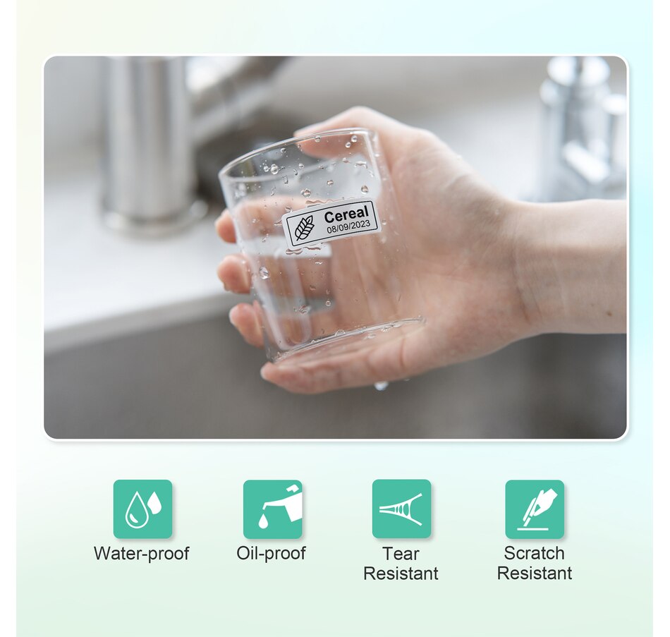 Image 731422_ALTMORE12.jpg, Product 731-422 / Price $29.99, Nelko Transparent Label Paper for P21/P22 Printer (14 mm x 40 mm, 2 rolls) from Nelko on TSC.ca's Electronics department