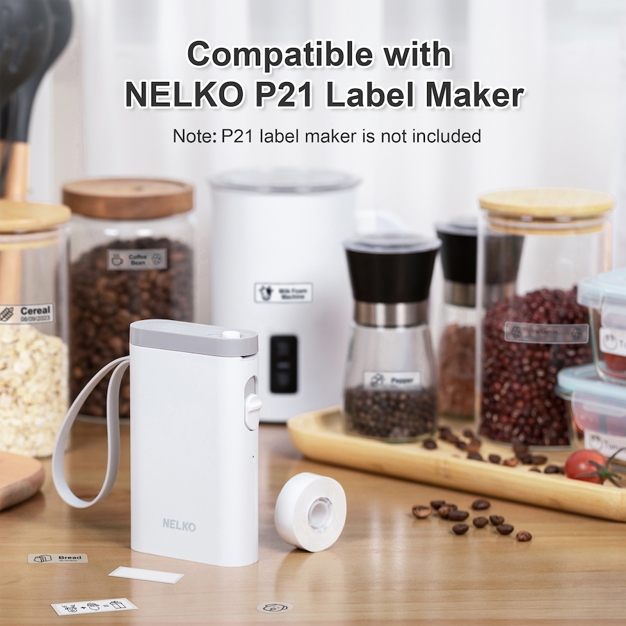 Image 731422_ALTMORE3.jpg, Product 731-422 / Price $29.99, Nelko Transparent Label Paper for P21/P22 Printer (14 mm x 40 mm, 2 rolls) from Nelko on TSC.ca's Electronics department