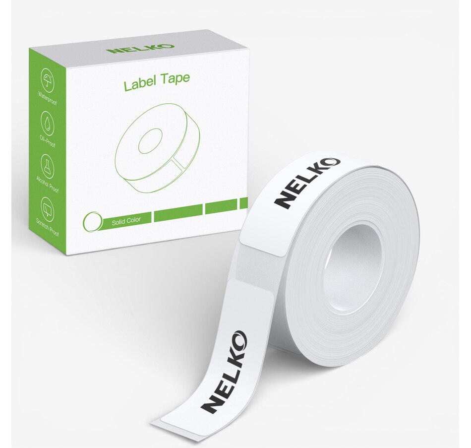 Image 731422_WHT.jpg, Product 731-422 / Price $29.99, Nelko Transparent Label Paper for P21/P22 Printer (14 mm x 40 mm, 2 rolls) from Nelko on TSC.ca's Electronics department