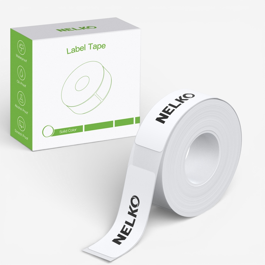 Image 731422_WHT.jpg, Product 731-422 / Price $29.99, Nelko Transparent Label Paper for P21/P22 Printer (14 mm x 40 mm, 2 rolls) from Nelko on TSC.ca's Electronics department