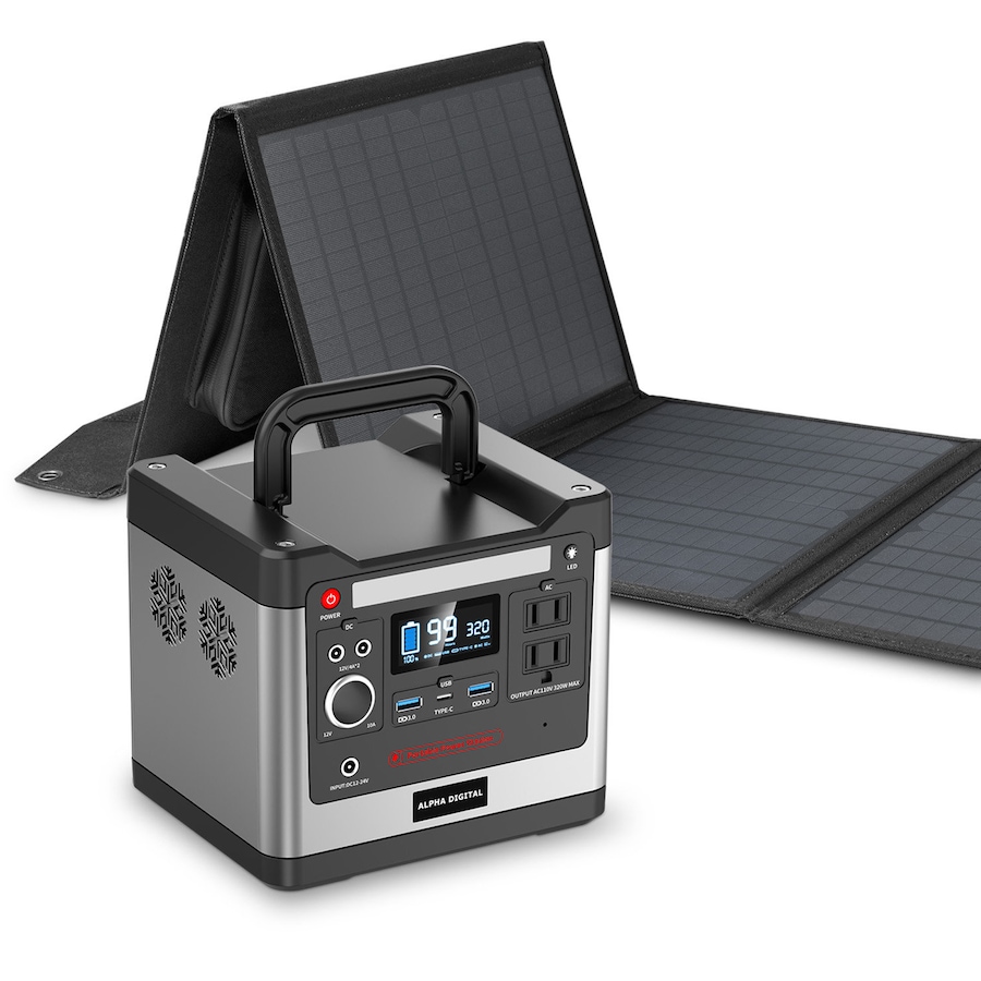 Image 731444.jpg, Product 731-444 / Price $529.99, Sungale 300W Portable Power Station and Solar Panel Combo from Sungale on TSC.ca's Electronics department