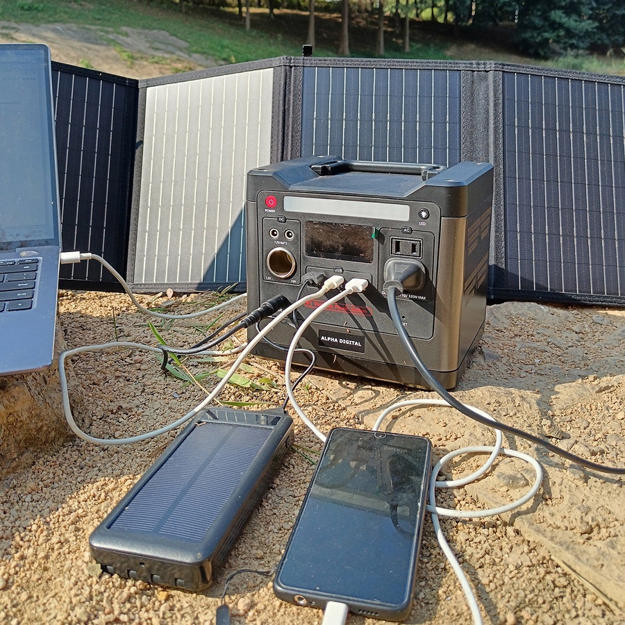 Image 731444_ALTMORE4.jpg, Product 731-444 / Price $529.99, Sungale 300W Portable Power Station and Solar Panel Combo from Sungale on TSC.ca's Electronics department