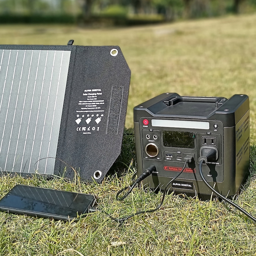 Image 731444_ALTMORE5.jpg, Product 731-444 / Price $529.99, Sungale 300W Portable Power Station and Solar Panel Combo from Sungale on TSC.ca's Electronics department