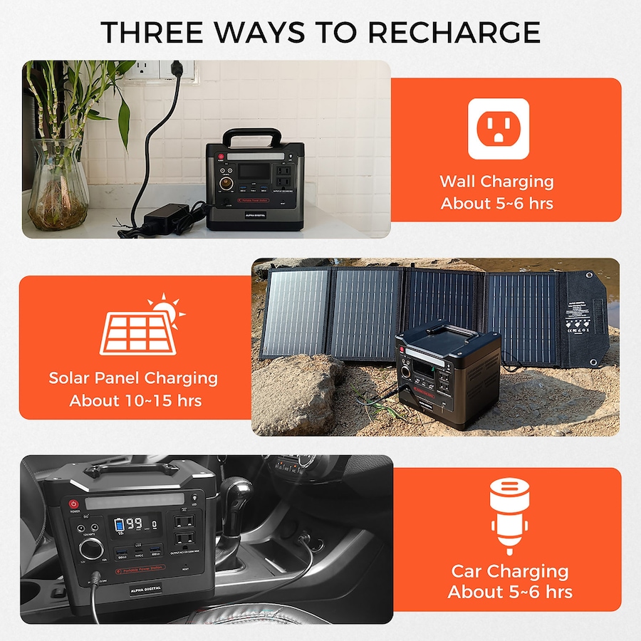 Image 731444_ALTMORE7.jpg, Product 731-444 / Price $529.99, Sungale 300W Portable Power Station and Solar Panel Combo from Sungale on TSC.ca's Electronics department