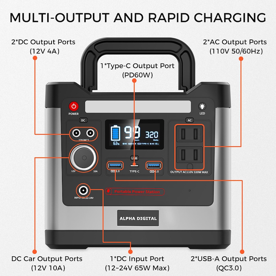 Image 731444_ALTMORE9.jpg, Product 731-444 / Price $529.99, Sungale 300W Portable Power Station and Solar Panel Combo from Sungale on TSC.ca's Electronics department