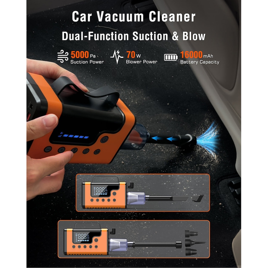 Image 731445_ALTMORE3.jpg, Product 731-445 / Price $179.99, Sungale Car Jump Starter with Air Compressor and Vacuum Cleaner from Sungale on TSC.ca's Home & Garden department