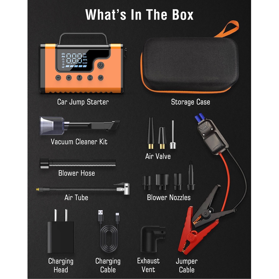 Image 731445_ALTMORE7.jpg, Product 731-445 / Price $179.99, Sungale Car Jump Starter with Air Compressor and Vacuum Cleaner from Sungale on TSC.ca's Home & Garden department