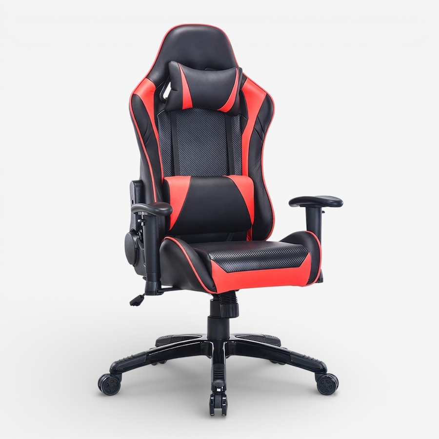 Image 731485.jpg, Product 731-485 / Price $499.99, TygerClaw High-Back Gaming Chair for Maximum Comfort (red) from Tygerclaw on TSC.ca's Toys & Hobbies department