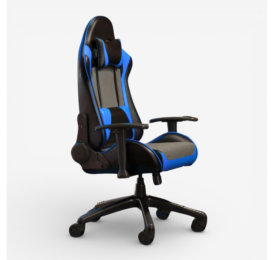 Image 731486_ALTMORE2.jpg, Product 731-486 / Price $424.99, TygerClaw High-Back Gaming Chair for Maximum Comfort (blue) from Tygerclaw on TSC.ca's Toys & Hobbies department