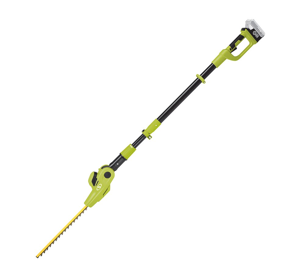 Image 731537.jpg, Product 731-537 / Price $199.99, Sun Joe 24V Ion+ 17" 2.0-Ah Cordless Telescoping Dual-Action Pole Hedge Trimmer from Snow Joe & Sun Joe on TSC.ca's Home & Garden department