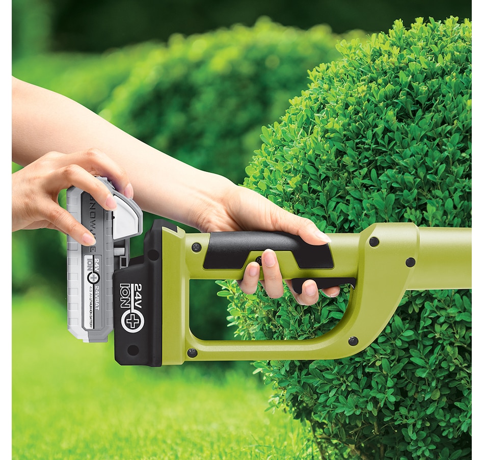 Image 731537_ALTMORE5.jpg, Product 731-537 / Price $199.99, Sun Joe 24V Ion+ 17" 2.0-Ah Cordless Telescoping Dual-Action Pole Hedge Trimmer from Snow Joe & Sun Joe on TSC.ca's Home & Garden department