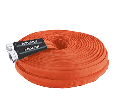 Aqua Joe 75-Foot X 3/4-Inch Fiberjacket Contractor-Grade Hose