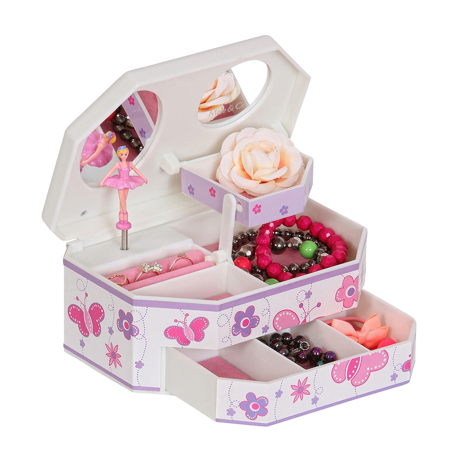 Image 731588.jpg, Product 731-588 / Price $49.00, Mele and Co. Kelsey White Musical Ballerina Jewellery Box from Mele and Co on TSC.ca's Jewellery department