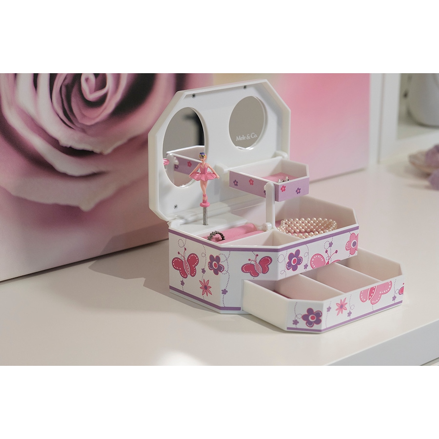 Image 731588_ALTMORE5.jpg, Product 731-588 / Price $49.00, Mele and Co. Kelsey White Musical Ballerina Jewellery Box from Mele and Co on TSC.ca's Jewellery department