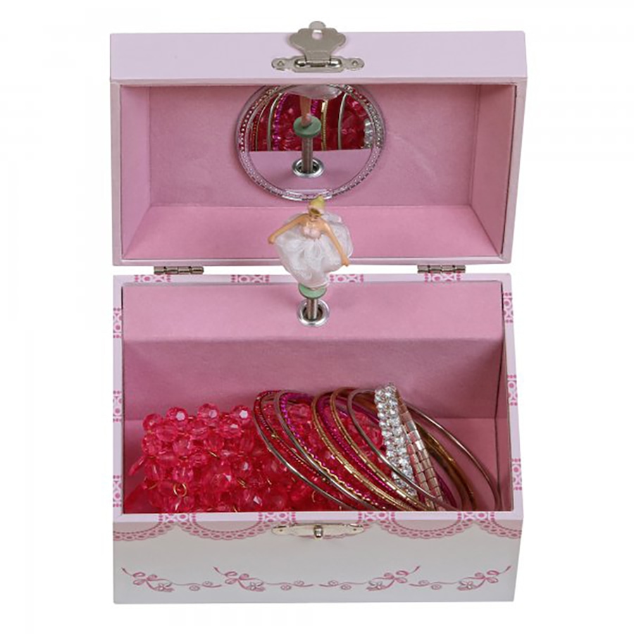 Image 731593.jpg, Product 731-593 / Price $29.00, Mele and Co. Clarice White Musical Ballerina Jewellery Box from Mele and Co on TSC.ca's Jewellery department