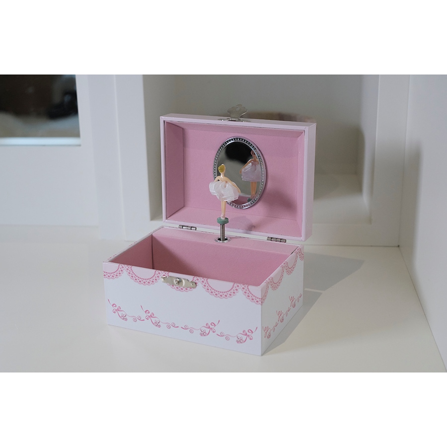 Image 731593_ALTMORE3.jpg, Product 731-593 / Price $29.00, Mele and Co. Clarice White Musical Ballerina Jewellery Box from Mele and Co on TSC.ca's Jewellery department