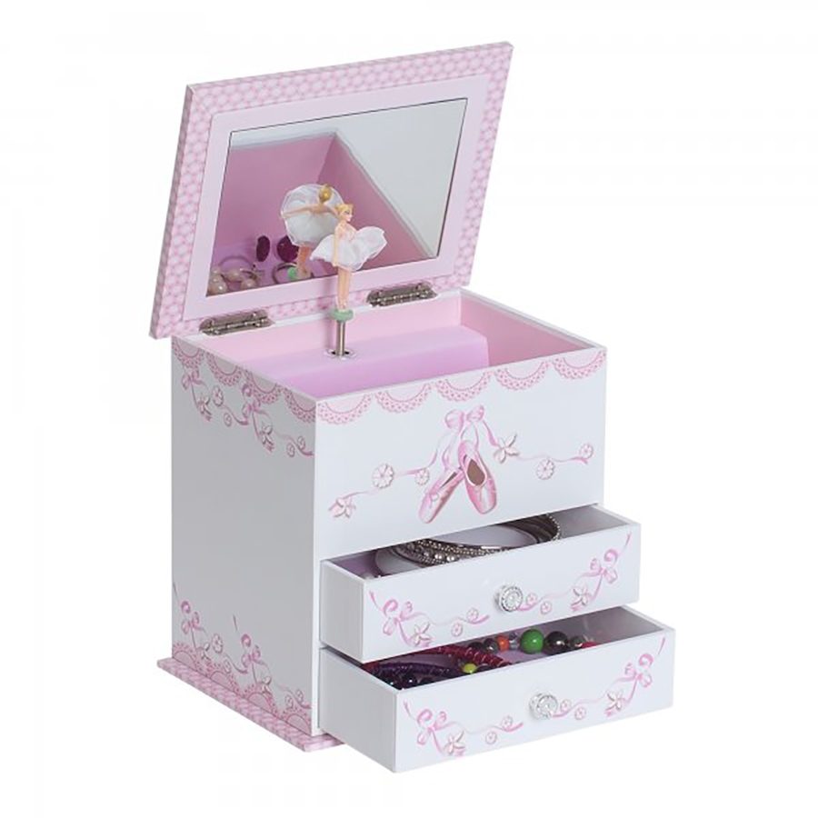 Image 731595.jpg, Product 731-595 / Price $79.00, Mele and Co. Angel White Musical Ballerina Jewellery Box from Mele and Co on TSC.ca's Jewellery department