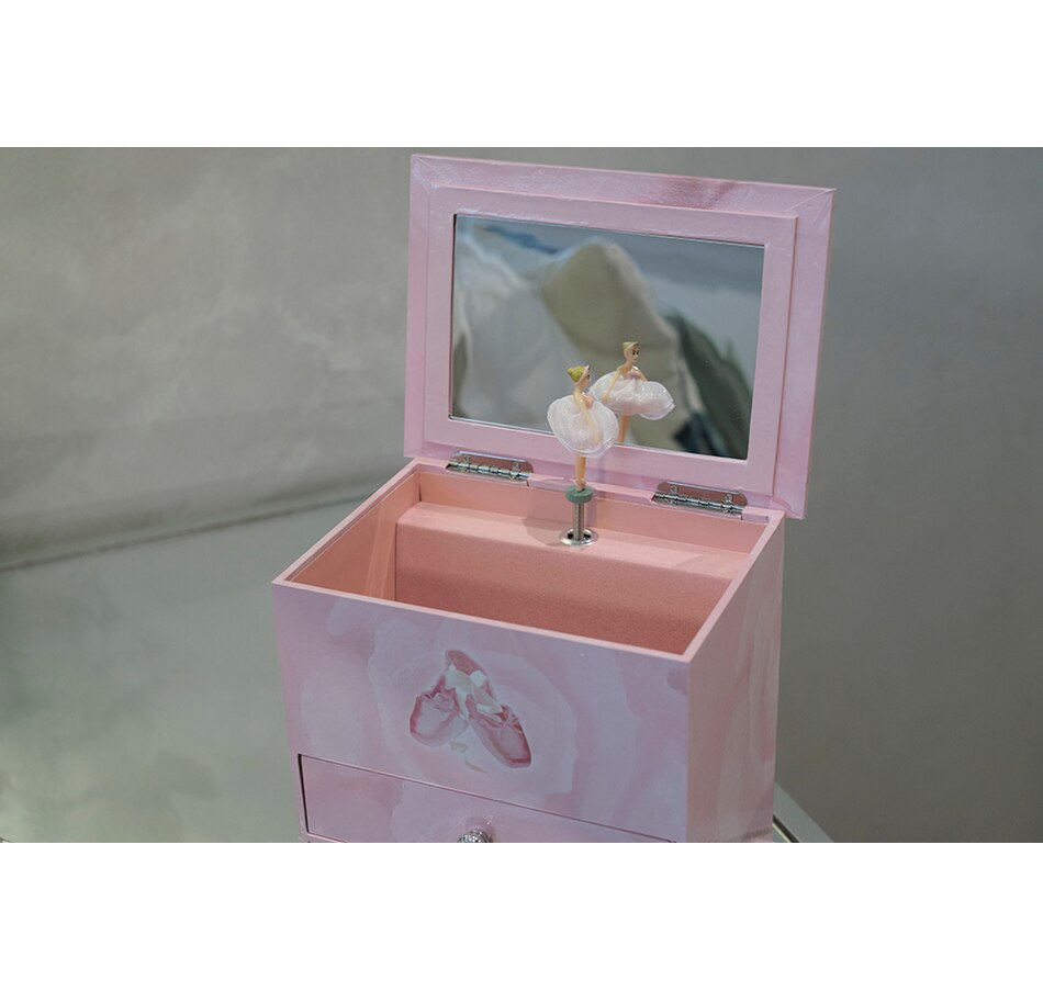 Image 731597_ALTMORE2.jpg, Product 731-597 / Price $49.00, Mele and Co. Casey Pink Musical Ballerina Jewellery Box from Mele and Co on TSC.ca's Jewellery department