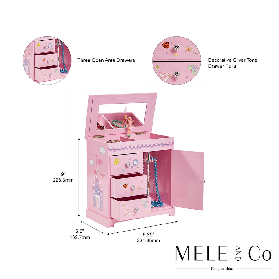 Image 731603_ALTMORE1.jpg, Product 731-603 / Price $89.00, MELE AND CO KRISTA PINK MUSICAL FAIRY JEWELLERY from Mele and Co on TSC.ca's Jewellery department