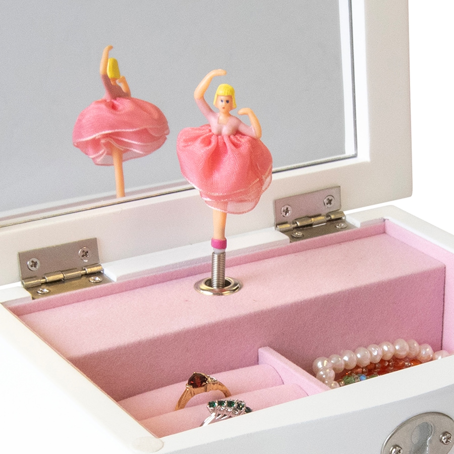 Image 731611_ALTMORE4.jpg, Product 731-611 / Price $89.00, Mele and Co. Katie White Musical Ballerina Jewellery Box from Mele and Co on TSC.ca's Jewellery department
