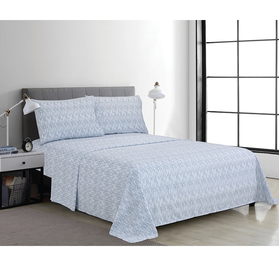 Image 731635_ALTMORE4.jpg, Product 731-635 / Price $29.99 - $44.99, Snow Cap Printed Microfibre Sheet Set from Snow Cap on TSC.ca's Home & Garden department